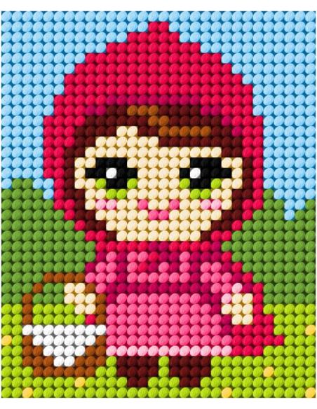 Kit de lienzo para niños - Caperucita Roja