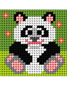 Kit de lienzo para niños - El panda