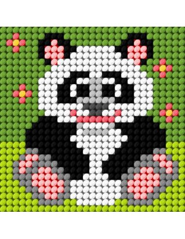 Kit de lienzo para niños - El panda