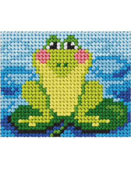 Kit de lienzo para niños - La rana