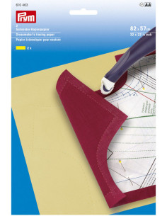 Papel de calcar para costura amarillo
