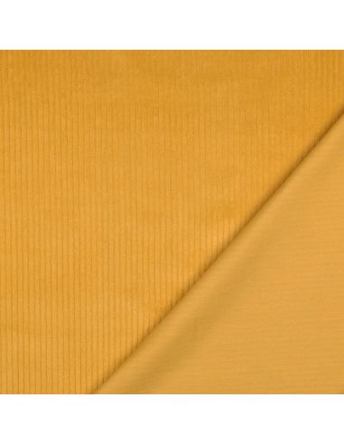 Tejido de pana de algodón - Amarillo
