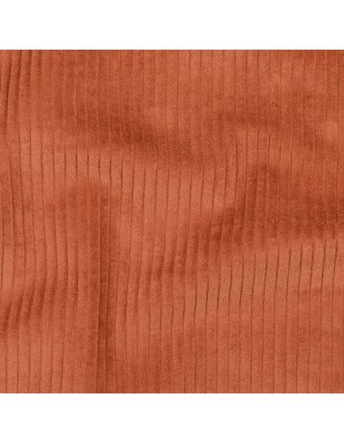 Tejido de pana de algodón - Terracota