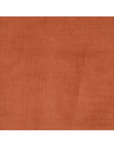 Tejido de pana de algodón - Terracota