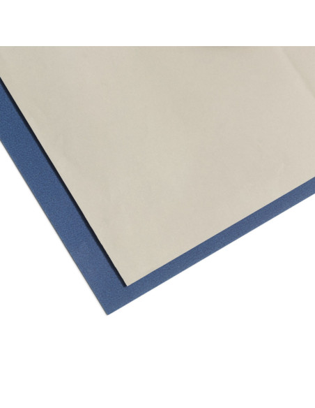 Papel carbón blanco y azul