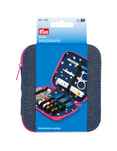 Kit de costura - Vaqueros con cierre fucsia