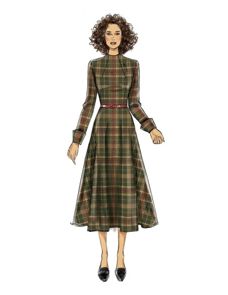 Patrón de vestido - Vogue 9327