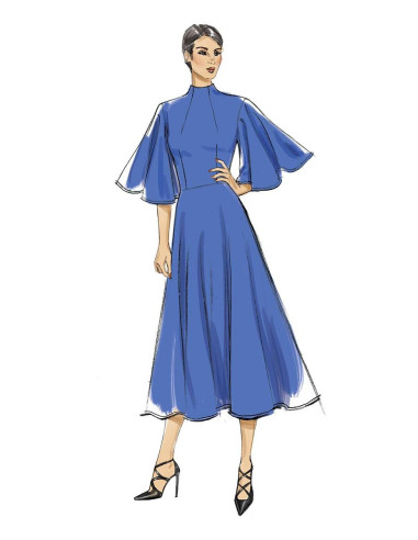 Patrón de vestido - Vogue 9327