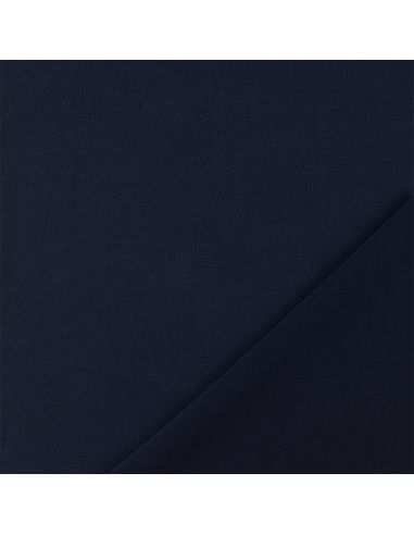 Tejido Scuba efecto piel de melocotón - Azul marino
