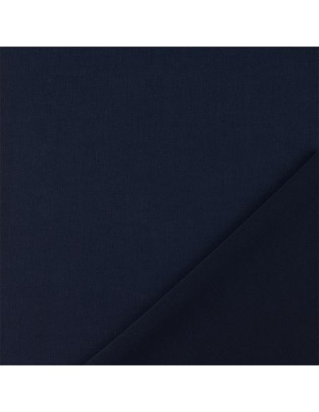 Tejido Scuba efecto piel de melocotón - Azul marino