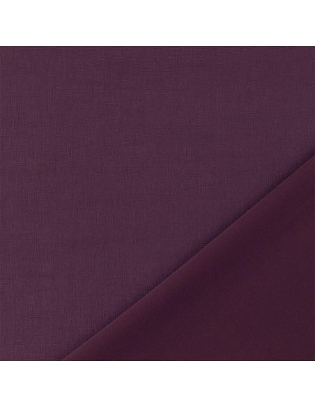 Tejido Scuba efecto piel de melocotón - Malva oscuro