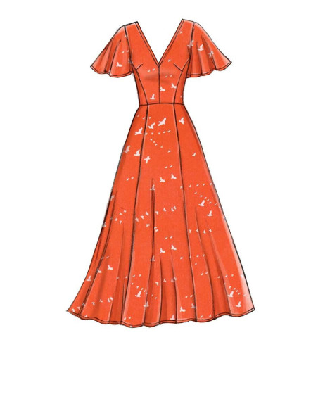Patrón de vestidos - Vogue 9328