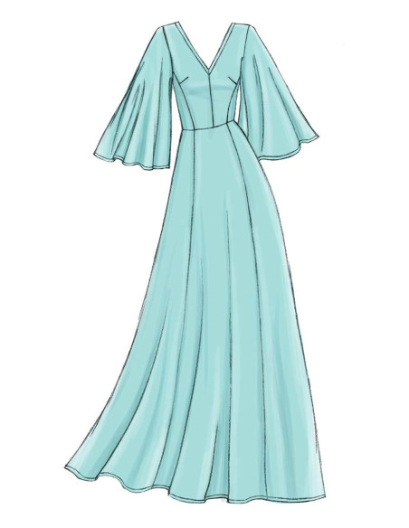 Patrón de vestidos - Vogue 9328