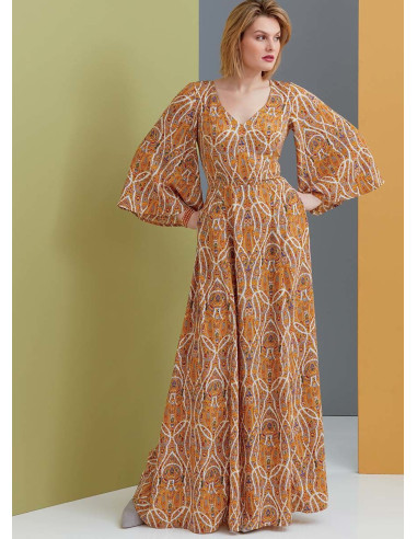 Patrón de vestidos - Vogue 9328