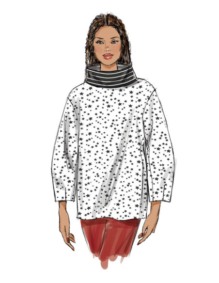 Patrón de blusa - Vogue 9330