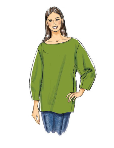 Patrón de blusa - Vogue 9330