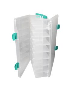 Caja de almacenamiento de doble cara con 48 compartimentos 2