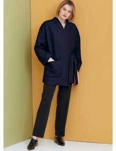 Patrón de chaqueta, cinturón y pantalón - Vogue 9334
