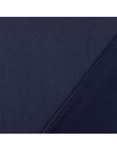 Tejido satén tacto melocotón - Azul marino 2