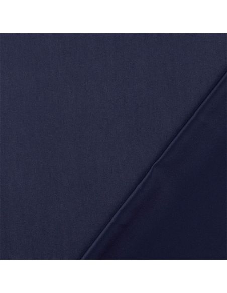 Tejido satén tacto melocotón - Azul marino