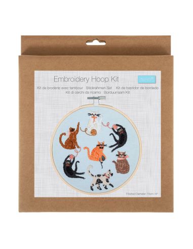 Kit de bordado - Gatos