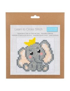 Kit de punto de cruz contado - Elefante