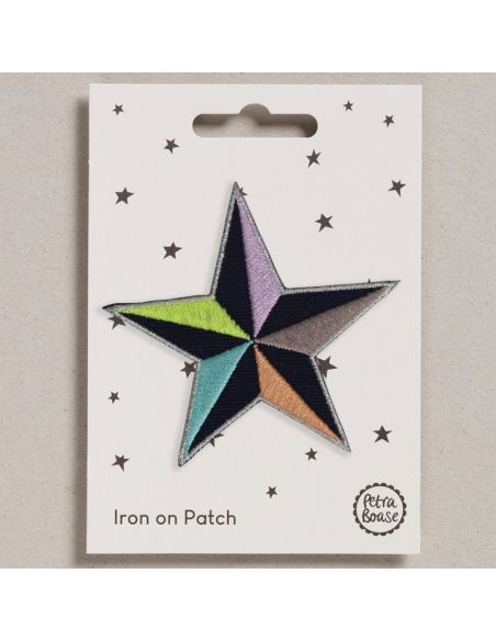 Parche termoadhesivo - Estrella de colores