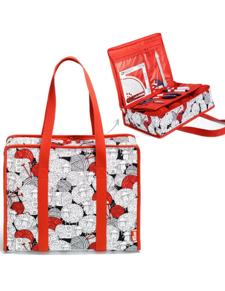 Bolso multi-bolsillos todo en uno L Cool Wool