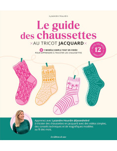Libro la guía de los calcetines de punto jacquard