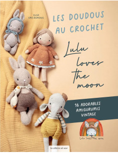 Libro de peluches de ganchillo - Lulu ama la luna