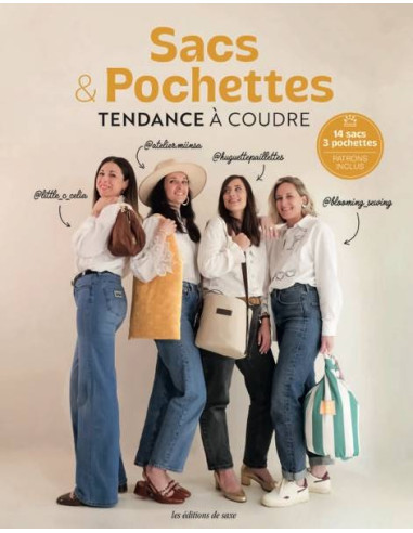 Libro de bolsos y carteras de moda para coser