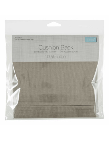 Funda de cojín con cierre - Natural