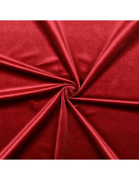 Tejido de terciopelo de lujo para muebles - Burdeos