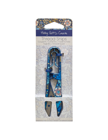 Corta hilos 11 cm - Colección flores azules