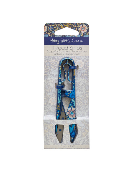 Corta hilos 11 cm - Colección flores azules