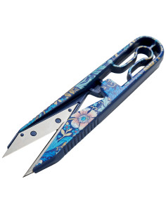 Corta hilos 11 cm - Colección flores azules