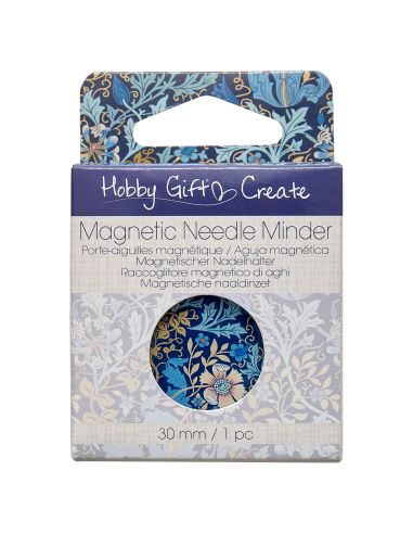 Portaagujas magnético - Colección flores azules