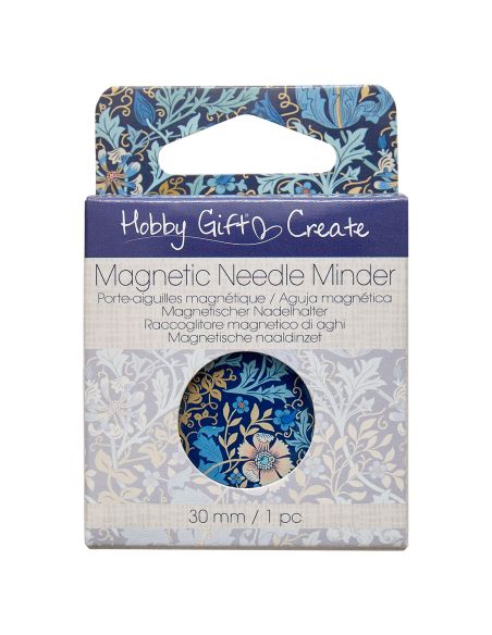 Portaagujas magnético - Colección flores azules