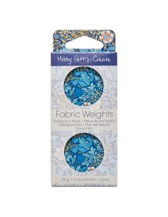 Juego de 2 pesas para patrón - Colección flores azules 2