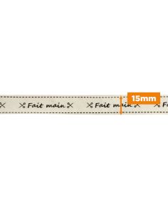 Cinta de tafetán etiquetas - Hecho a mano ✂️ 2