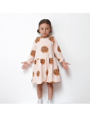 Patrón de vestido Helsinki kids - Ikatee