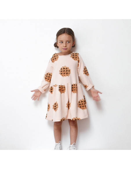 Patrón de vestido Helsinki kids - Ikatee