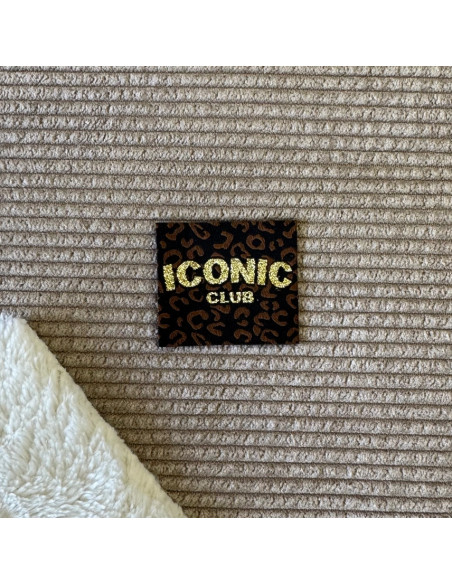 Lot de 5 étiquettes tissées à coudre Iconic Club