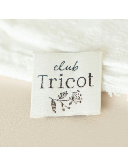 Etiqueta tejida para coser Club de tejido