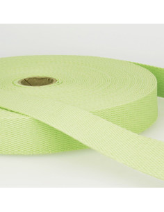 Correa de algodón para bolsas - Verde claro