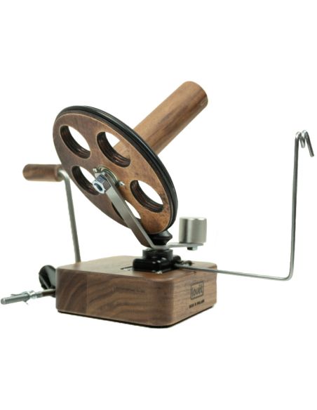 Bobinadora de lana de madera de nogal premium