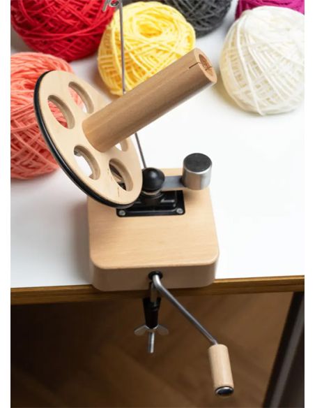 Bobinadora de lana de madera de haya premium