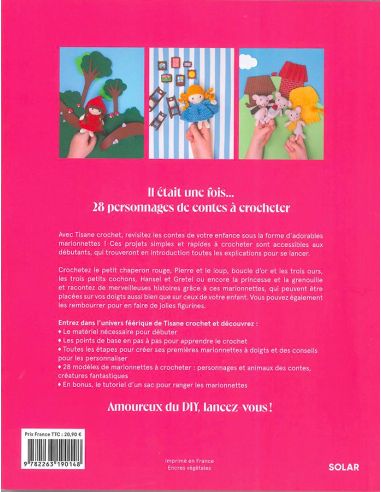Libro de marionetas de ganchillo
