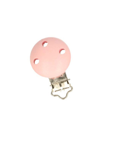Clip attache tétine en bois