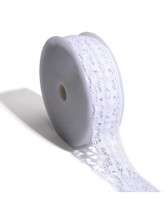 Encaje Géraldine 38mm - Blanco